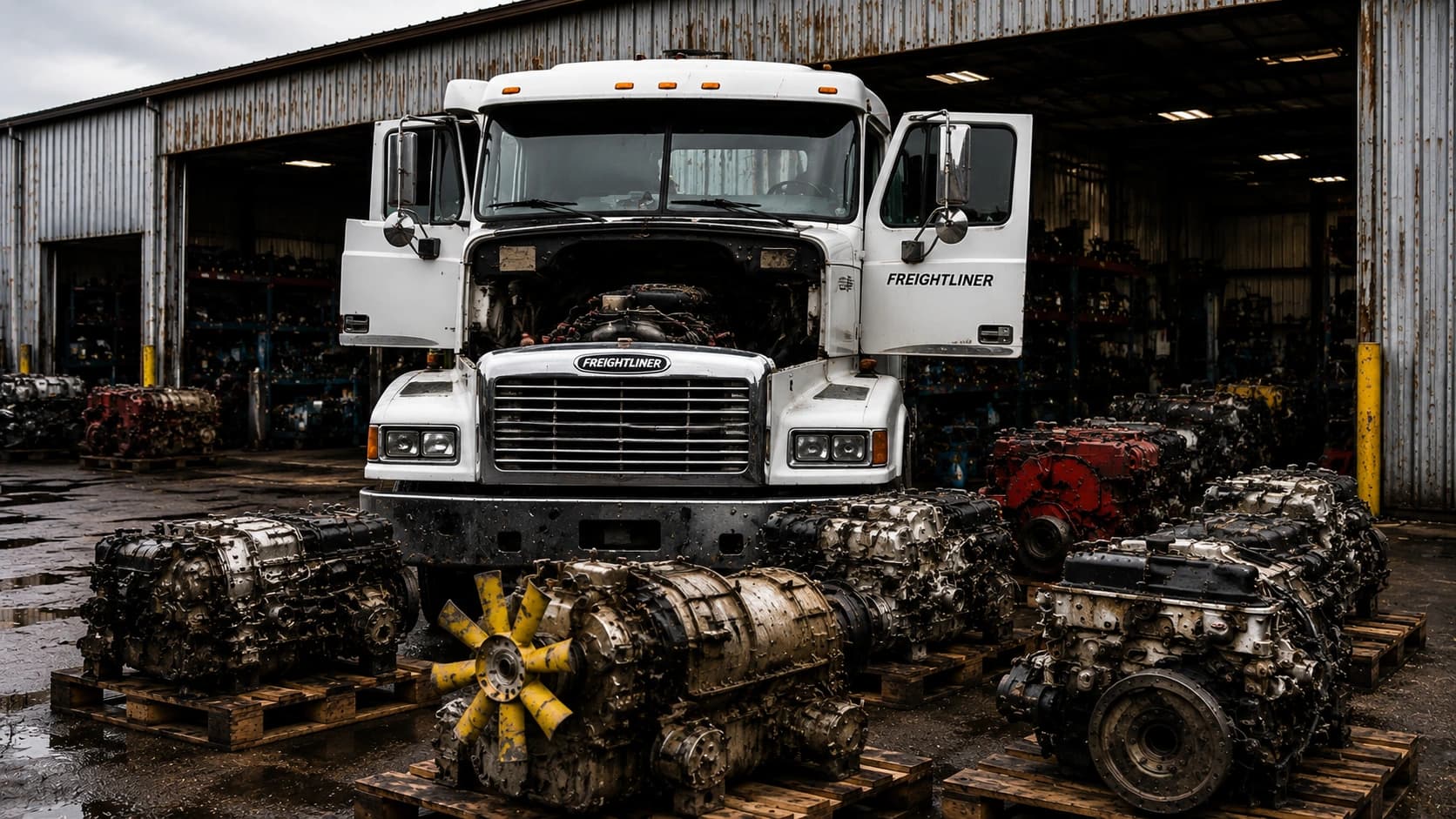 Freightliner engines and transmissions