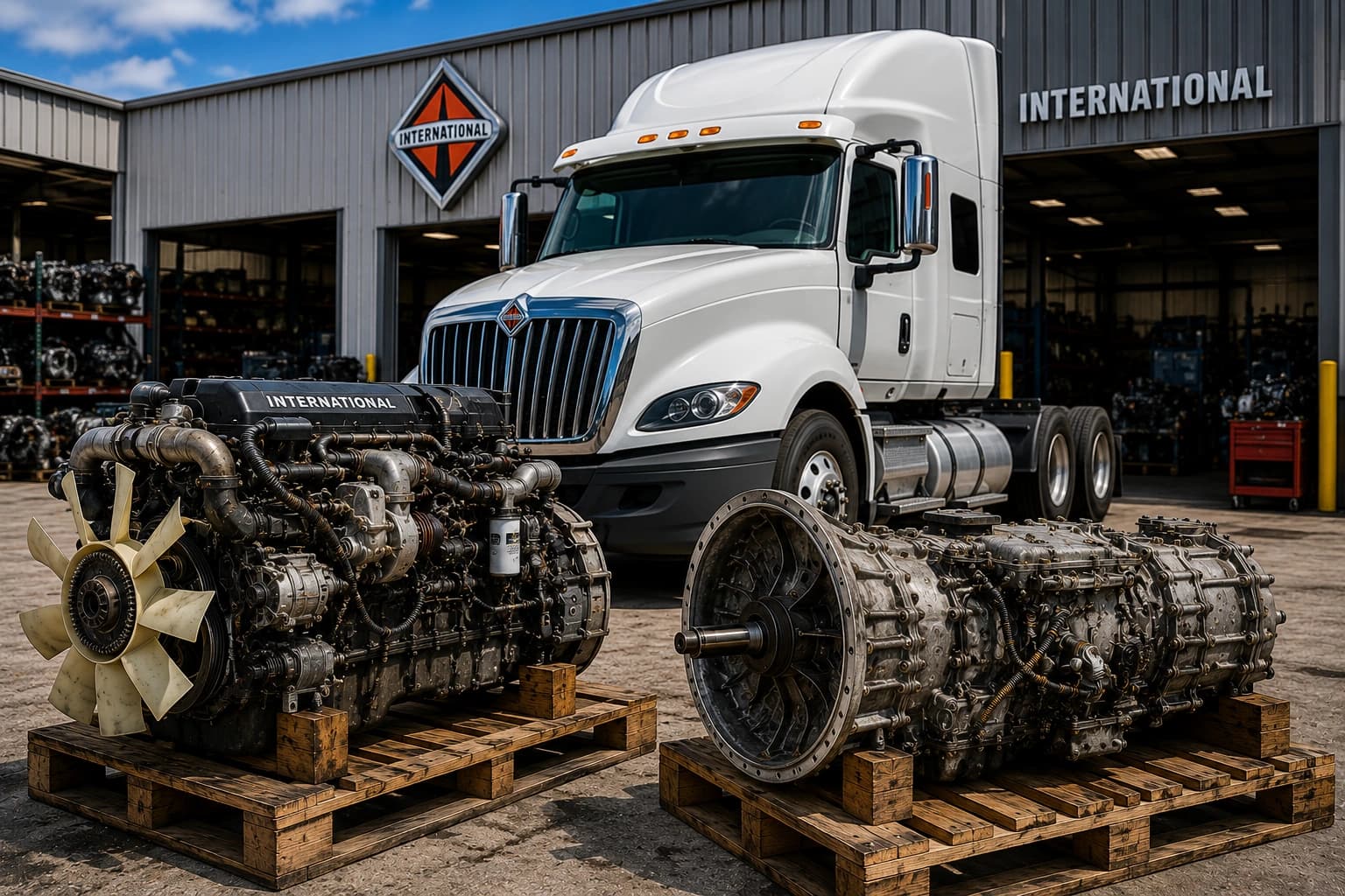 International engines and transmissions