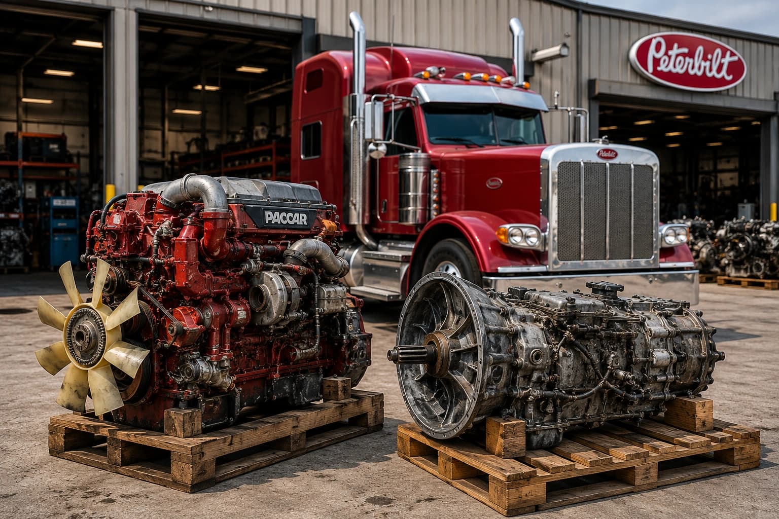 Peterbilt engines and transmissions